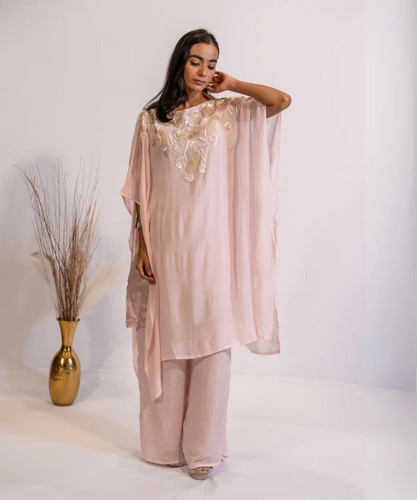 Lavender Hand Embellished Co-ord Set